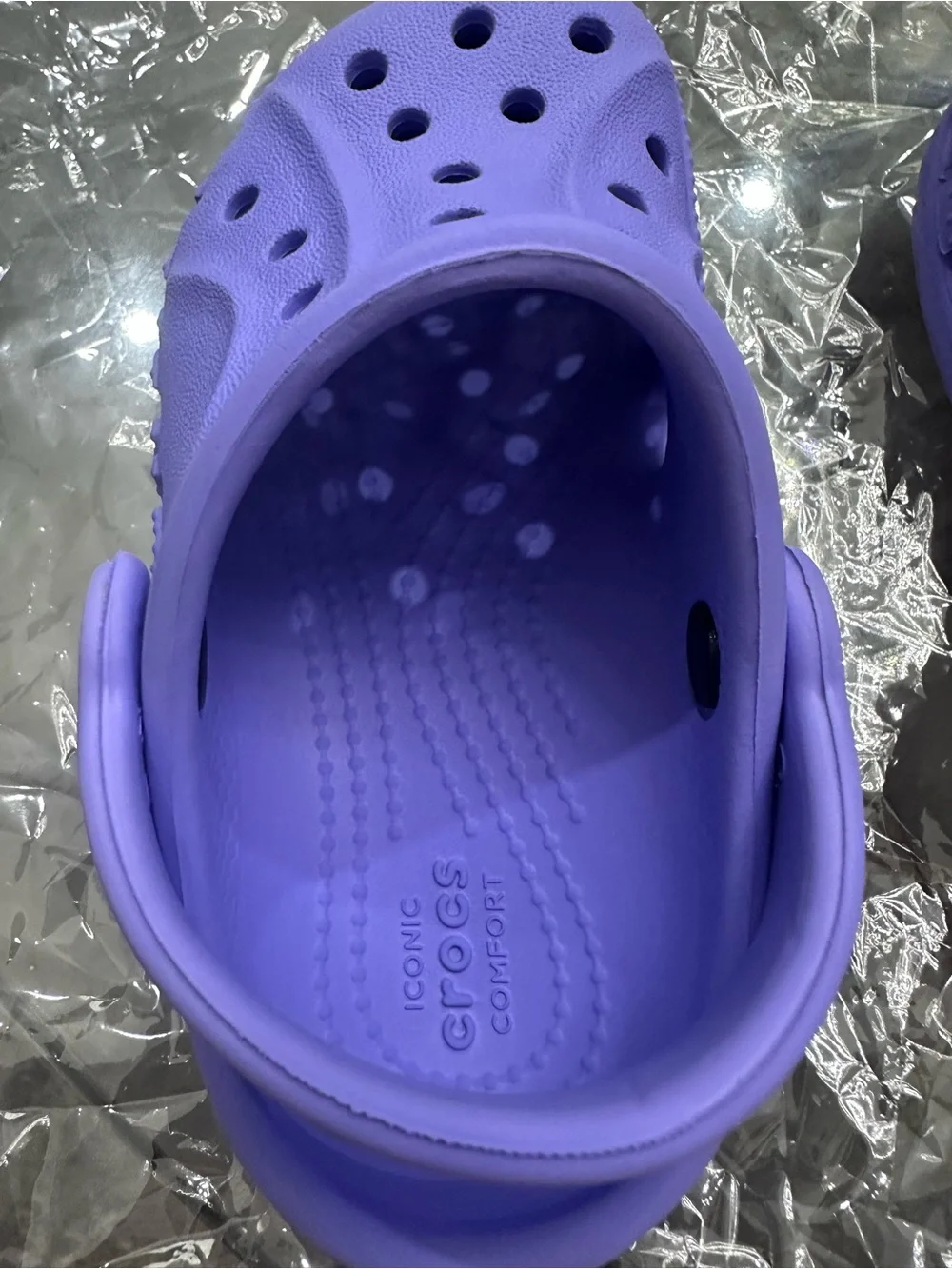 Kids Crocs Purple- Comfortable Slip-On Sandals